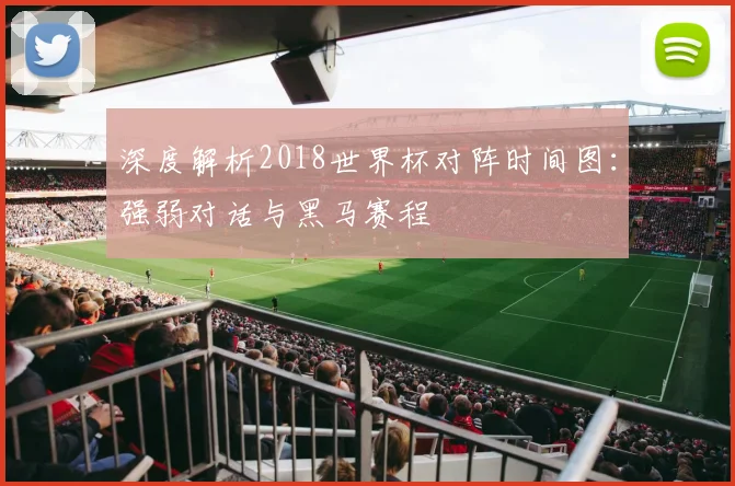 深度解析2018世界杯对阵时间图：强弱对话与黑马赛程