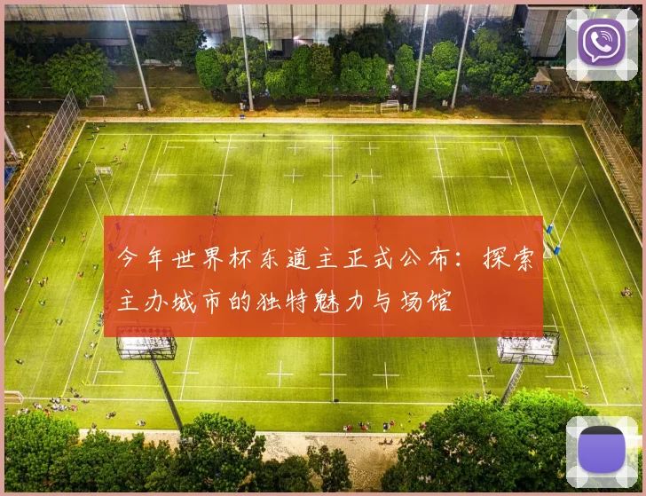 今年世界杯东道主正式公布:探索主办城市的独特魅力与场馆